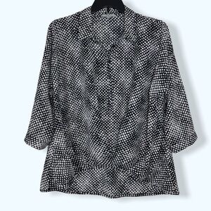 Grey & Gray Boutique Button-Down Top Sz Lg